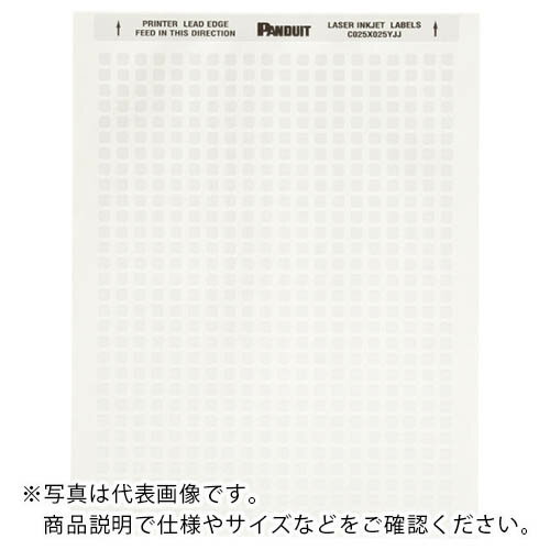 PANDUIT ( パンドウイット ) レーザープリンター用ラベル コンポーネントラベル 幅101.6mm x 高さ50.8mm ポリエステル 白 1000 枚入り ( C400X200YJJ ) 【メーカー取寄】