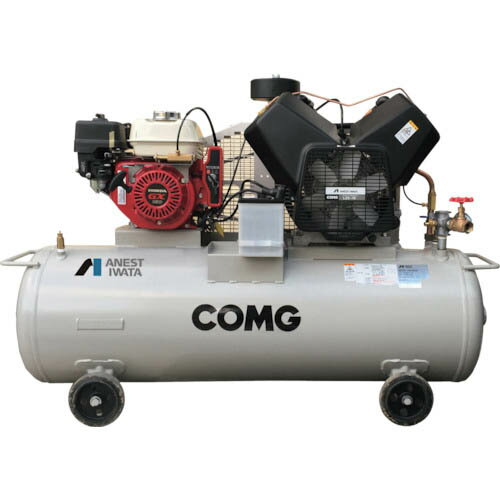 アネスト岩田 レシプロコンプレッサー(給油式) タンクマウント形コンプレッサ 2.2KW エンジン駆動 ( TLUE22C-14S ) アネスト岩田(株) 【メーカー取寄】