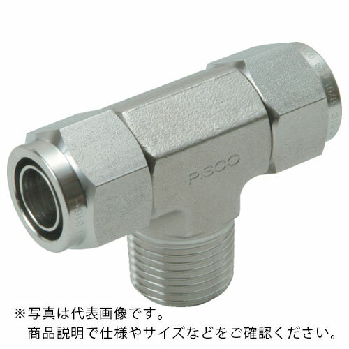 Rakuten - PISCO ( 日本ピスコ ) SUS316締付継手 ティーチューブ0425ねじR1/8 ( NSB0425-01 ) 【メーカー取寄】