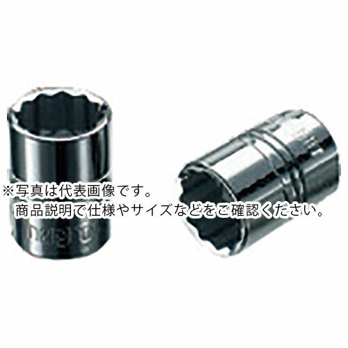 ネプロス　インチ　6．3sq．ソケット（十二角）　対辺寸法11／32inch　差込角6．3mm　全長18．5mm　 NB2-11/32W ( NB21132W ) 京都機械工具（株）