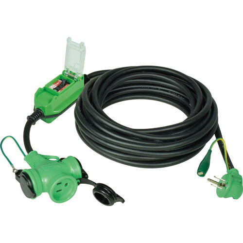 NICHIDO �h�J�^�|�b�L�������u���[�J L�^�w�i�|�b�L�� 100V �ߕ��טR�d�ی쌓�p 10m ( PBWL-EK10-T ) �����H��(��)