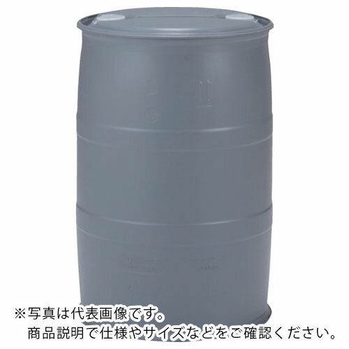 サンコー　プラスチックドラムクローズタイプ　852123　PDC200Lー3グレー　 SKPDC-2 ...