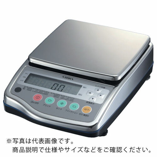 VIBRA :高精度電子天びん(防水・防塵型)6000G(検定品) ( CJ-A6000W ) 新光電子(株) 【メーカー取寄】(4)