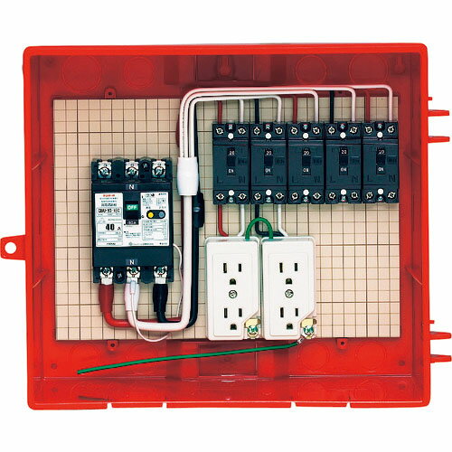 楽天トキワONLINE未来　屋外電力用仮設ボックス（赤色）　 RB-13AO4 （ RB13AO4 ） 未来工業（株）