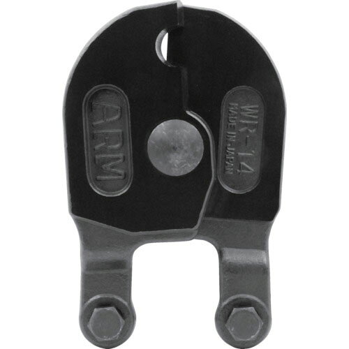 特長：ワイヤーロープカッターWR-14用の替刃です。取付ボルトナット付です。仕様：切断能力(mm)ワイヤ：φ14切断能力(mm)ステンレスワイヤ：φ14適合本体：WR-14ワイヤーロープカッターWR-14用の替刃材質／仕上：刃部：特殊鋼セット内容／付属品：取付ボルトナット×2組注意：切断能力以上の線材は切らないでください。ワイヤーロープの切断専用工具です。丸棒、帯鉄、ネジ、ボルト等は切断できません。可動部・摺り合わせ面には、時々注油してください。　●代表画像について 商品によっては、代表画像を使用している場合がございます。 商品のカラー、サイズなどが異なる商品をイメージ画像として 使用させて頂いている場合がございます。 必ず、商品の品番と仕様をご確認のうえ、ご注文お願いいたいます。 　●お買上げ明細書の廃止について 当店では、個人情報保護と環境保護の観点から同封を廃止しております。 お買上げ明細書が必要な場合は、備考欄に「お買上げ明細必要」と 記載お願いいたします。 当店からの出荷の場合は、同封にて発送させて頂きます。 （※メーカー直送の場合は、PDFデータをメールさせて頂きます。） 　注意事項 ※商品名に【2個セット】等、数量の明記がない場合は1個での販売となります。