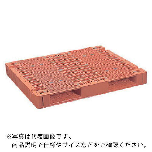 NPC ( 日本プラパレット ) プラスチックパレットFS-1210S 両面二方差し ブルー ( FS-1210S-B ) 【メー..