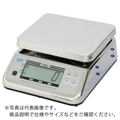 特長：計量スピード0.6秒以下を実現しました。電池寿命は約3000時間(アルカリ乾電池使用時)です。定量計量機能、チェッカ機能、ランク選別機能、自動風袋引き機能、風袋引き忘れ防止機能、ブザー機能、オートオフ機能を搭載しています。防塵・防水等級IP68準拠です。用途：定量詰め、欠品チェックに。仕様：秤量(kg):3秤量(g):3000最小表示(g):0.5載皿寸法(mm):232×202電源(V):単1乾電池×4本(付属)、または専用ACアダプター(オプション)防塵・防水保護等級:IP68検定:対象外センサー方式:ロードセル方式材質／仕上：ステンレス(SUS304)セット内容／付属品：単1形乾電池×4本(モニター電池)　●代表画像について 商品によっては、代表画像を使用している場合がございます。 商品のカラー、サイズなどが異なる商品をイメージ画像として 使用させて頂いている場合がございます。 必ず、商品の品番と仕様をご確認のうえ、ご注文お願いいたいます。 　●お買上げ明細書の廃止について 当店では、個人情報保護と環境保護の観点から同封を廃止しております。 お買上げ明細書が必要な場合は、備考欄に「お買上げ明細必要」と 記載お願いいたします。 当店からの出荷の場合は、同封にて発送させて頂きます。 （※メーカー直送の場合は、PDFデータをメールさせて頂きます。） 　注意事項 ※商品名に【2個セット】等、数量の明記がない場合は1個での販売となります。