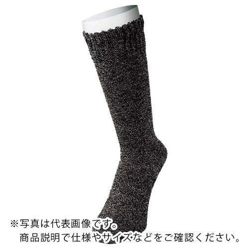 おたふく パイルソックス モク 先丸 (2P) ブラック ( BS-314-BK ) おたふく手袋(株)
