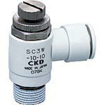 CKD スピードコントローラ ワンタッチ ( SC3W-10-10 ) CKD(株) ( FOP62 )