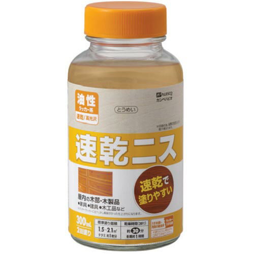 KANSAI　速乾ニスA　300ML　とうめい　 781-101-300 ( 781101300 ) 【12本セット】 （株）カンペハピオ