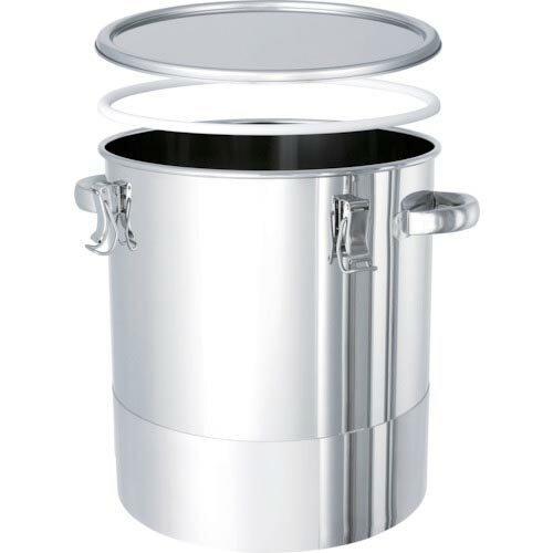 MONOVATE 鏡板型 PTFEパッキン付密閉容器 36L ( DT-CTH-PTFE-36 ) MONOVATE(株) 【メーカー取寄】