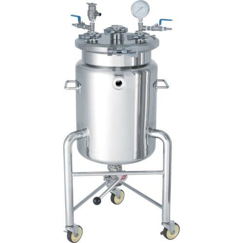 MONOVATE SUSジャケット型ヘルールオープン加圧容器 脚付 加圧ユニット 30L ( PCN-F-J-L-30-UT ) MONOVATE(株) 【メーカー取寄】