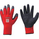 TRUSCO 防寒天然ゴム手袋 裏起毛タイプ レッド Lサイズ WG171R-L ( WG171RL ) トラスコ中山(株)