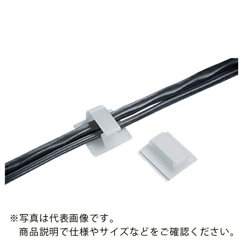 パンドウイット　固定具　コードクリップ　ゴム系粘着テープ付き　ナチュラル50個入 BEC75-A-L ( BEC75AL ) BEC75-A-L