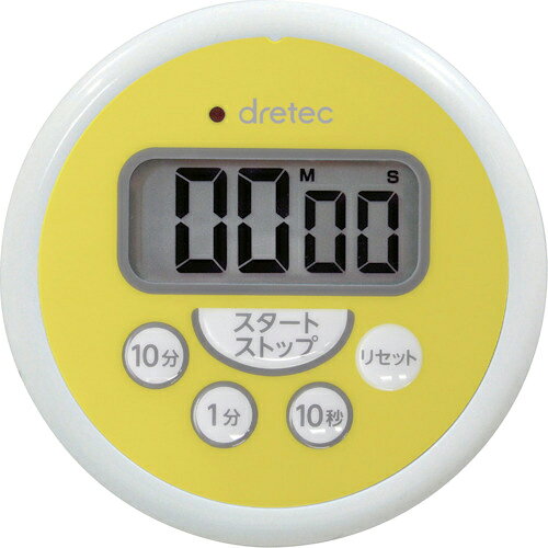 Rakuten - dretec ( ドリテック ) 洗えるタイマー イエロー ( T-533YEHA )