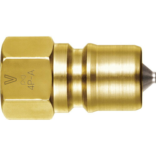 日東 ( 日東工器 ) SP-VカプラTypeA ( 4P-V-A BRASS CR ) 【メーカー取寄】