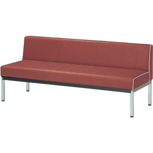 MIZUNO ( ミズノ ) 蓄光ロビーベンチ背付 W1500 ブラウン ( MC-1515CP-BR ) 【メーカー取寄】