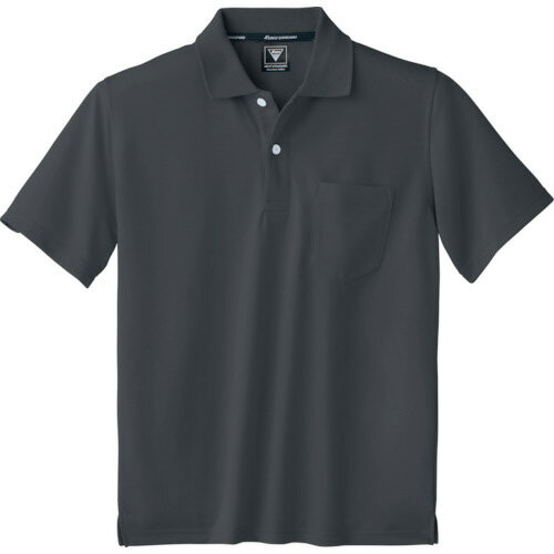 XEBEC 半袖ポロシャツ チャコールグレー ( 6030-25-LL ) (株)ジーベック 【メーカー取寄】