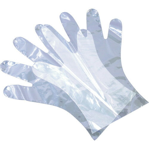 グリーンクロス　使い捨てポリ手袋　普通タイプ　Lサイズ　 ( 6300007941 ) （株）グリーンクロス