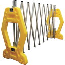 安全興業 現場用簡易アルミゲート AZゲート黄(反射なし) 4M AZG-Y2 ( AZGY2 ) 安全興業(株)