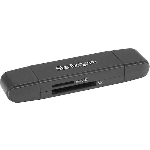 StarTech USBカードリーダー/USB-C & USB-A/SD & MicroSD/2スロット ( SDMSDRWU3AC )