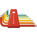 PBスイスツールズ 六角棒レンチ7本セット レインボー(パックナシ) 210H-6RB ( 210H6RB ) PBスイスツールズ社
