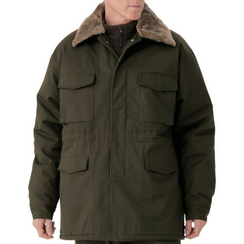 ミドリ安全 防寒 綿カストロコート OD L ( M7506-UE-L ) ミドリ安全(株)