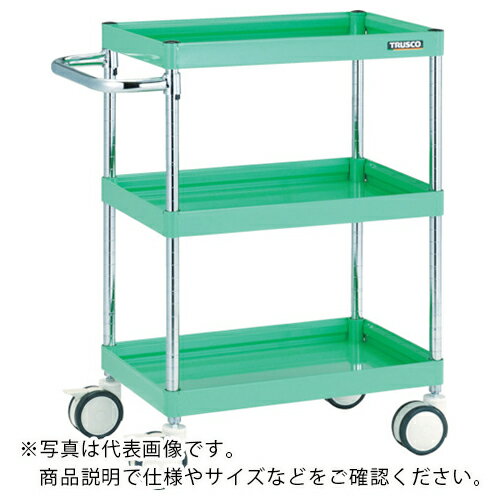 TRUSCO　ファルコンワゴン　900×600　ウレタン双輪車　ホワイト FAW-993D-W ( FAW993DW ) トラスコ中山（株）