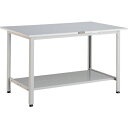 TRUSCO 軽荷重作業台(300kg)AE型 900X600XH740 下棚2枚付 ホワイト色 ( RAE-0960LT2 W ) トラスコ中山(株)