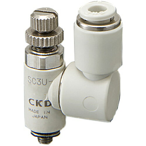 CKD スピードコントローラユニバーサルタイプ ワンタッチ継手付 ( SC3U-M3-4 )