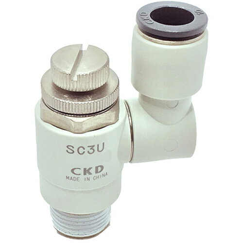 乐天商城 - CKD スピードコントローラユニバーサルタイプ ワンタッチ継手付 ( SC3U-10-8-I ) CKD(株)