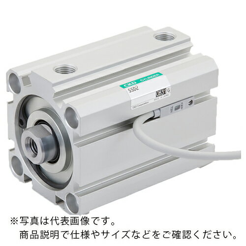 乐天商城 - CKD スーパーコンパクトシリンダ スイッチ用マグネット内蔵 SSD2-Lシリーズ スイッチ付き ( SSD2-L-40-40-T2V-H )