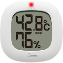 dretec デジタル温湿度計「ルミール」 ホワイト O-423WT ( O423WT ) (株)ドリテック