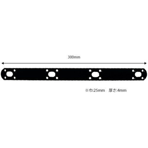 WAKI 補助金具ステイ BS－502 NO2 クロ BS-502 ( BS502 ) 和気産業（株）