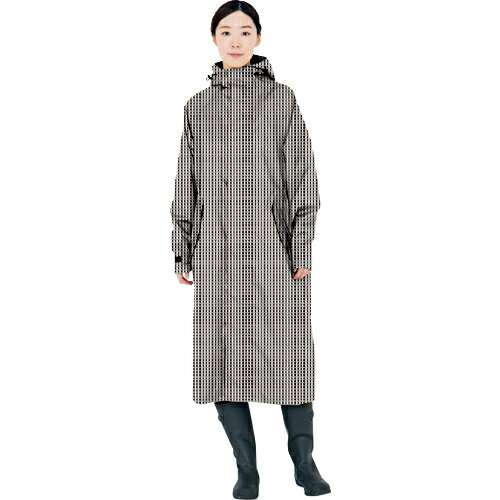 カジメイク 7440 サイクルモードレインコート ギンガム L 7440-77-L ( 744077L ) (株)カジメイク