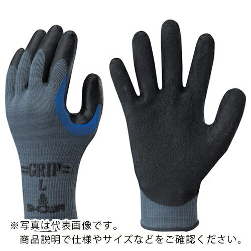 SHOWA ゴム背抜き手袋 No330股付グリップ ブラック Mサイズ（タグ） NO330TAG-M ( NO330TAGM ) ショーワグローブ（株）