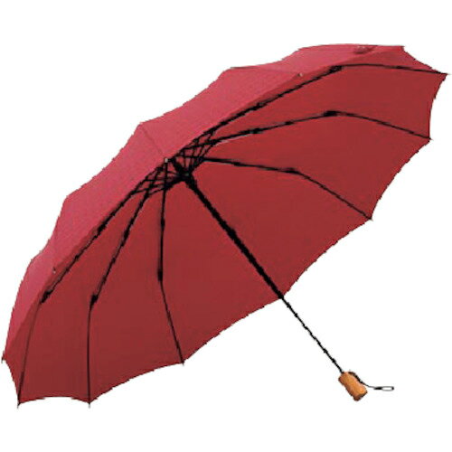 mabu 12本骨折りたたみ傘 江戸 紅 ( SMV-40542 ) (株)SMV JAPAN