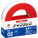 ニチバン 両面テ-プ ナイスタック 15mmX6m ( NW-15S ) 【10巻セット】 ニチバン(株) 【メーカー取寄】