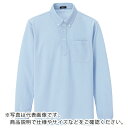 アイトス 吸汗速乾(クールコンフォート)長袖ボタンダウンポロシャツ(男女兼用) ライトサックス LL ( 10598-017-LL ) アイトス(株) 【メーカー取寄】