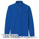 アイトス 吸汗速乾(クールコンフォート)長袖ボタンダウンポロシャツ(男女兼用) ロイヤルブルー 9 ( 10598-006-9 ) アイトス(株) 【メーカー取寄】