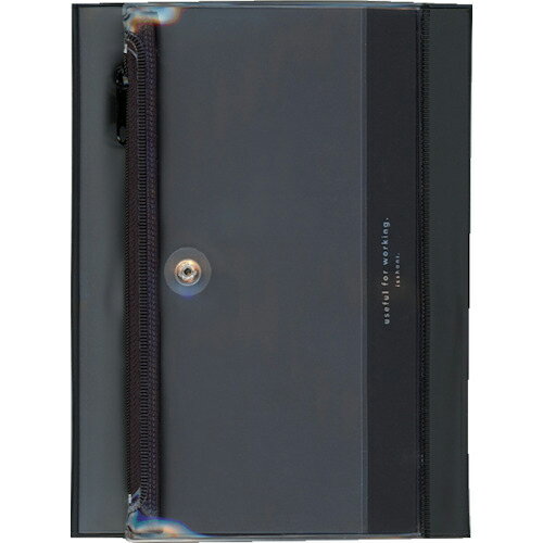 ダイゴー　isshoni．ペンケース付ノートカバーPVC　B6　Rブラック ( N1931 ) 【10冊セット】 ダイゴー..
