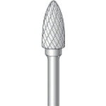 乐天商城 - ナカニシ 逆回転用超硬カッター 砲弾型 ダブルカット φ6.3×13×軸φ3 ( 24729 )