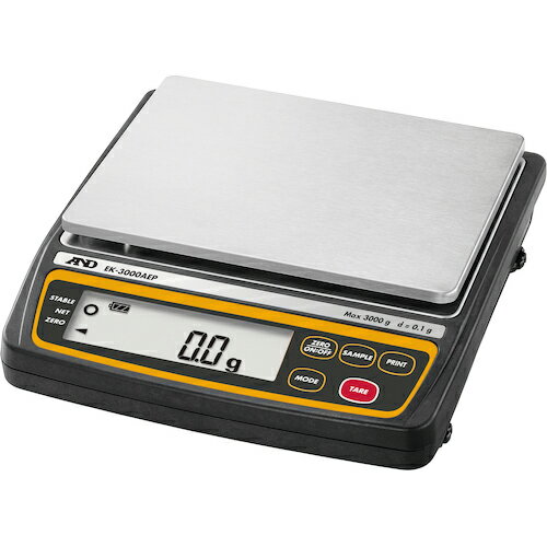 A&D 本質安全防爆構造パーソナル電子天びん ひょう量3000g×最小表示0.1g ( EK-3000AEP ) (株)エー・アンド・デイ