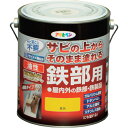 アサヒペン 油性高耐久鉄部用 1.6L 黄色 ( 526724 ) (株)アサヒペン