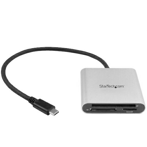 StarTech USBカードリーダー/USB-C/SD/microSD/CompactFlashカード/TB3 ( FCREADU3C )