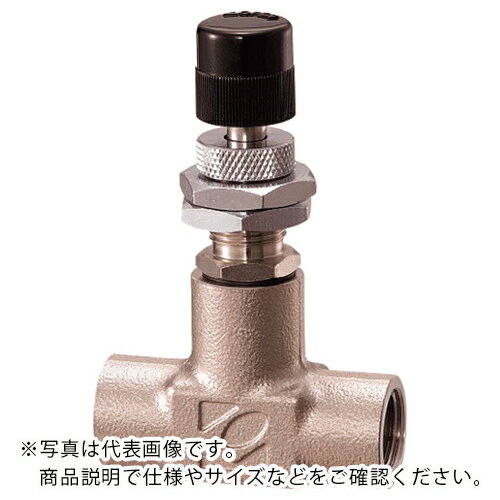 KOFLOC 精密ニードルバルブ MODEL 2412 SERIES ( 2412-T-SS-1/4-H2-0.1MPA-100ML/MIN ) コフロック(株) 【メーカー取寄】