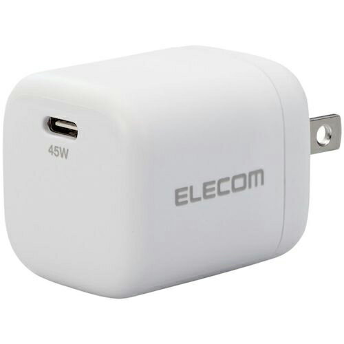 ELECOM ( エレコム ) AC充電器 USB充電器 USB PD認証 45W USB-C1ポート ホワイト ( MPA-ACCP29WH ) 【メーカー取寄】