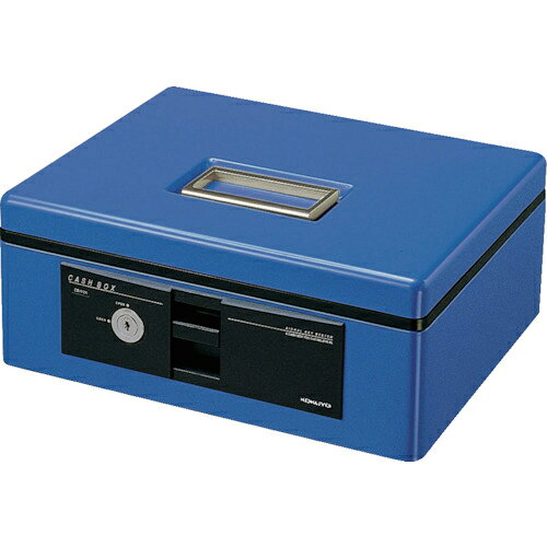 KOKUYO ( コクヨ ) 手提げ金庫(スタンダード )B5 シリンダー錠 青 CB-Y12B 50265596 tkonline-11866721 トキワONLINE パッケージ画像