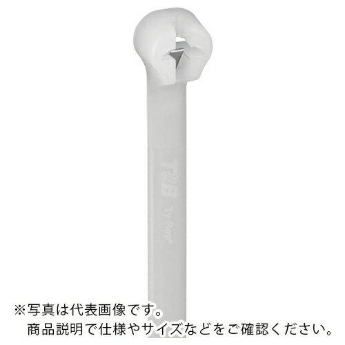 TY-Rap 結束バンド 高性能ケーブルタイ 標準 ナチュラル色 幅4.8×長さ295mm 100本入り ( TB300W ) ABB(株)