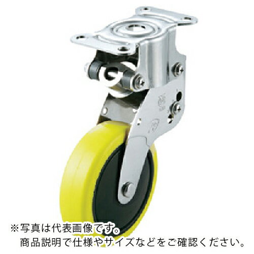 乐天商城 - ユーエイ クッションキャスター固定車100径帯電防止性ウレタン車輪 ( SKY-R100SUE-2 )